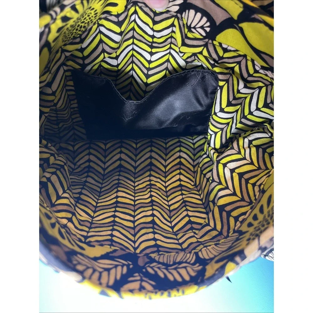 Vera Bradley Retired Emily Satchel Citron Quilted Shoulder Purse